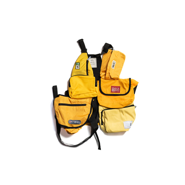 5 Bag Detail Vest Yellow
