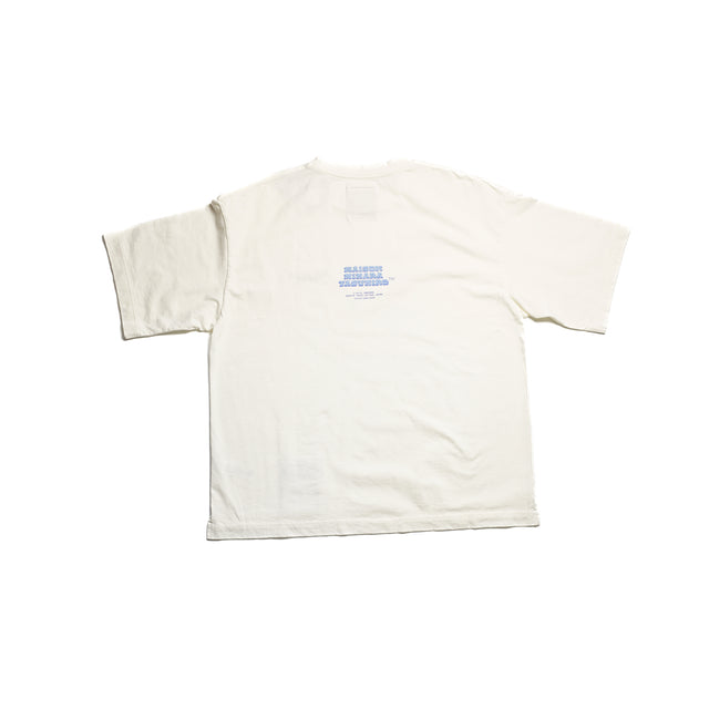 Logo Print Round Neck T-Shirt White