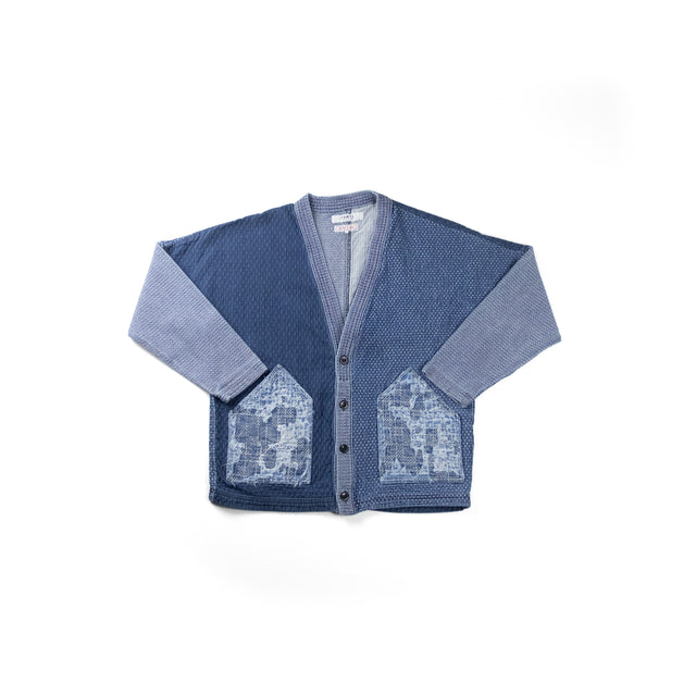 Boro Patchwork Cardigan 5YR Wash