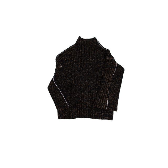 Brown Cableknit Sweater