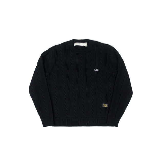 Cableknit Crewneck